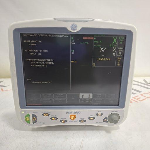 GE Healthcare GE Healthcare Dash 5000 - GE/Nellcor SpO2 Patient Monitor Patient Monitors reLink Medical