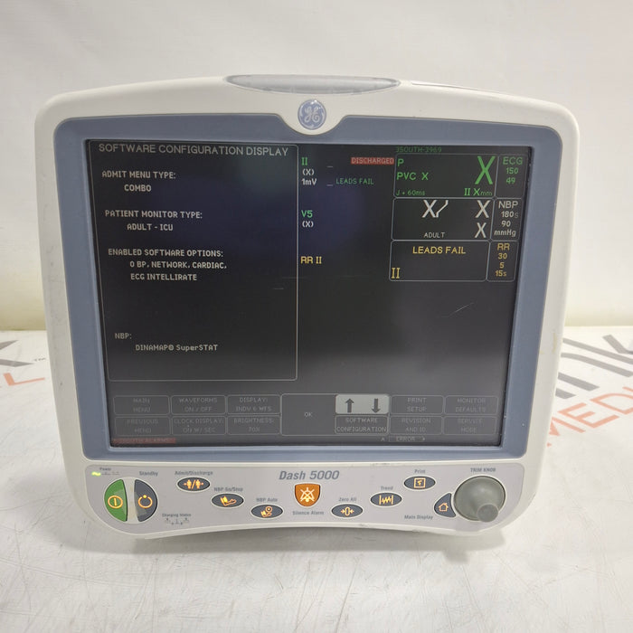 GE Healthcare GE Healthcare Dash 5000 - GE/Nellcor SpO2 Patient Monitor Patient Monitors reLink Medical