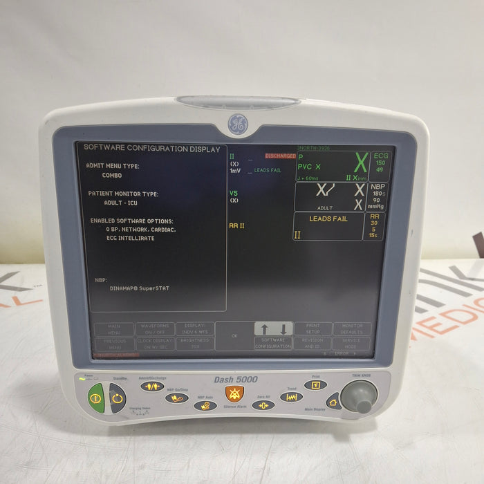 GE Healthcare GE Healthcare Dash 5000 - GE/Nellcor SpO2 Patient Monitor Patient Monitors reLink Medical