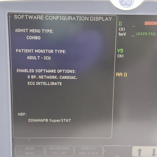 GE Healthcare GE Healthcare Dash 5000 - GE/Nellcor SpO2 Patient Monitor Patient Monitors reLink Medical