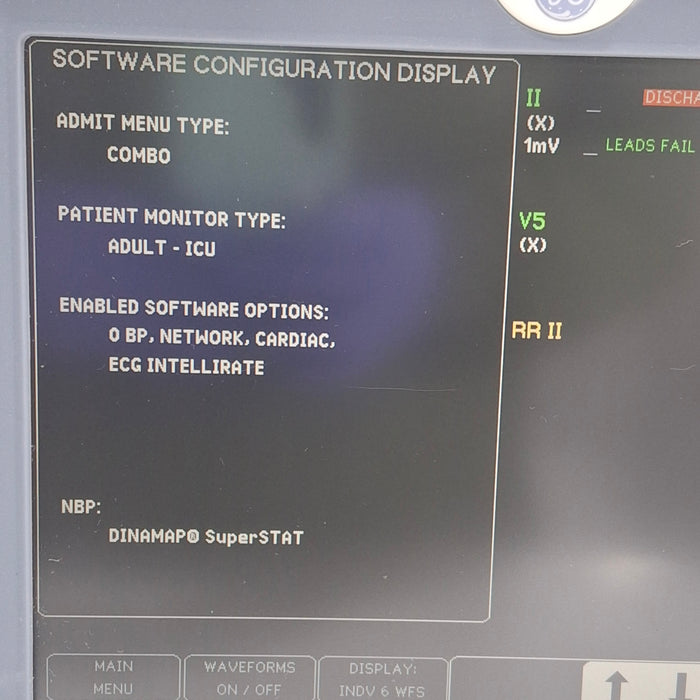 GE Healthcare GE Healthcare Dash 5000 - Masimo SpO2 Patient Monitor Patient Monitors reLink Medical