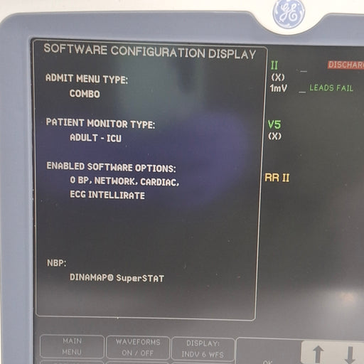 GE Healthcare GE Healthcare Dash 5000 - GE/Nellcor SpO2 Patient Monitor Patient Monitors reLink Medical