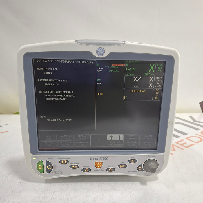 GE Healthcare GE Healthcare Dash 5000 - GE/Nellcor SpO2 Patient Monitor Patient Monitors reLink Medical