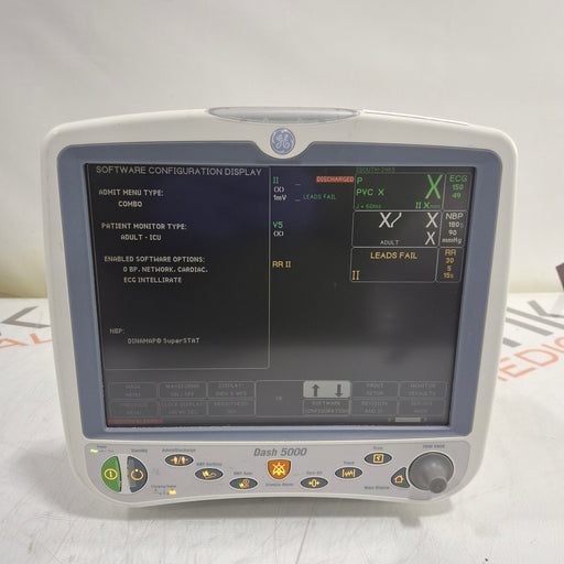 GE Healthcare GE Healthcare Dash 5000 - GE/Nellcor SpO2 Patient Monitor Patient Monitors reLink Medical