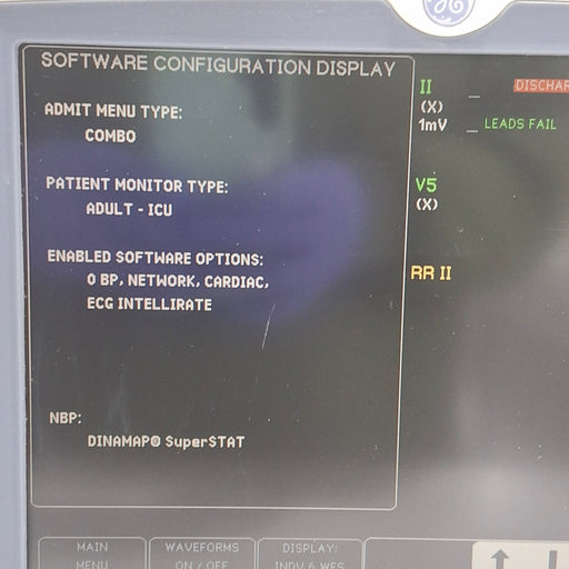 GE Healthcare GE Healthcare Dash 5000 - Masimo SpO2 Patient Monitor Patient Monitors reLink Medical