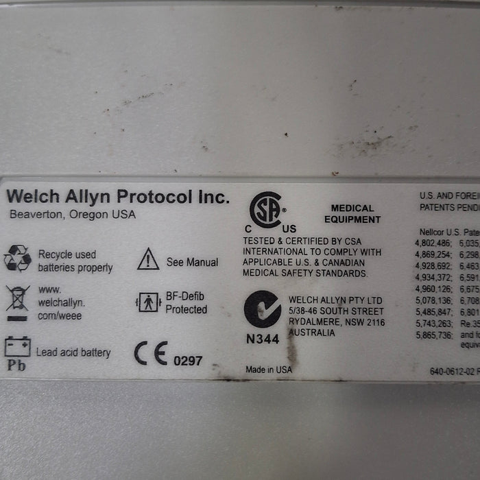 Welch Allyn 300 Series - Masimo SpO2, Temp Vital Signs Monitor