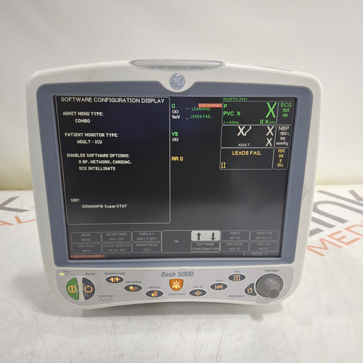 GE Healthcare GE Healthcare Dash 5000 - GE/Nellcor SpO2 Patient Monitor Patient Monitors reLink Medical