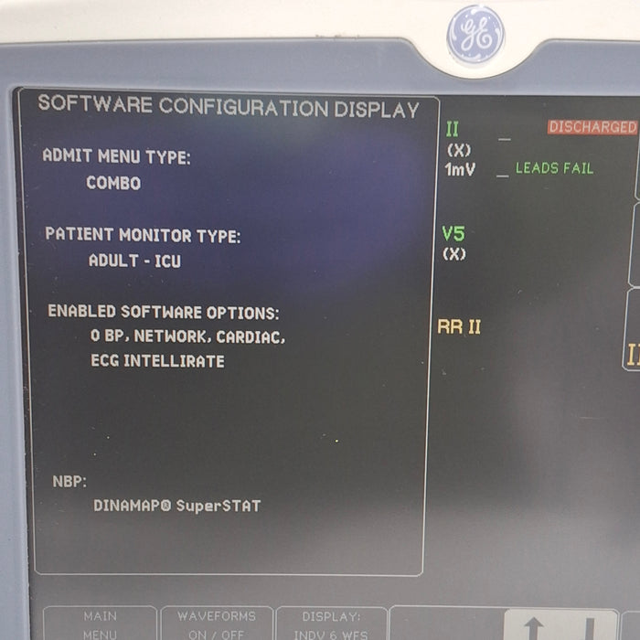 GE Healthcare GE Healthcare Dash 5000 - GE/Nellcor SpO2 Patient Monitor Patient Monitors reLink Medical