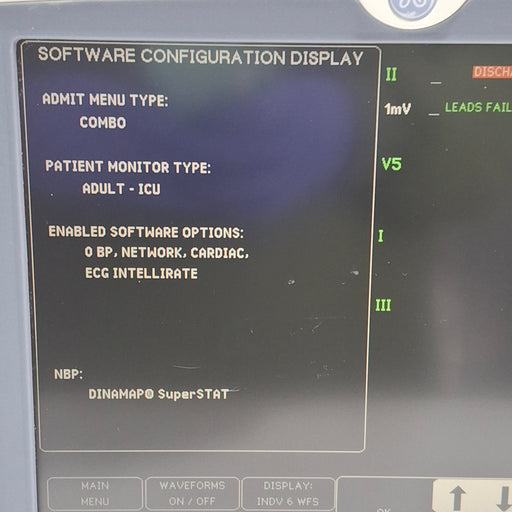 GE Healthcare GE Healthcare Dash 5000 - GE/Nellcor SpO2 Patient Monitor Patient Monitors reLink Medical