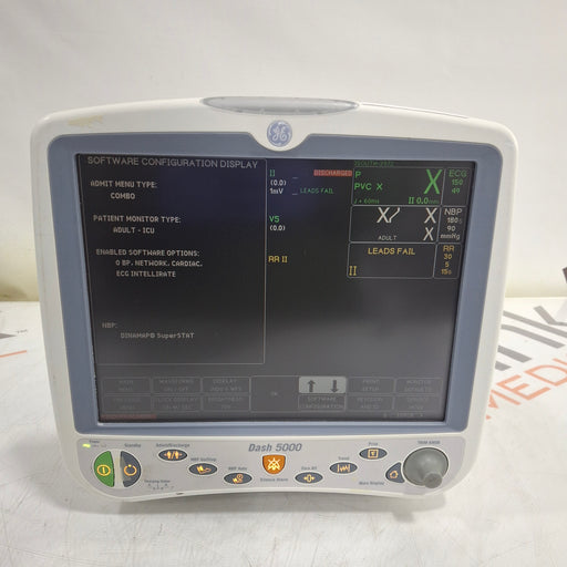 GE Healthcare GE Healthcare Dash 5000 - GE/Nellcor SpO2 Patient Monitor Patient Monitors reLink Medical