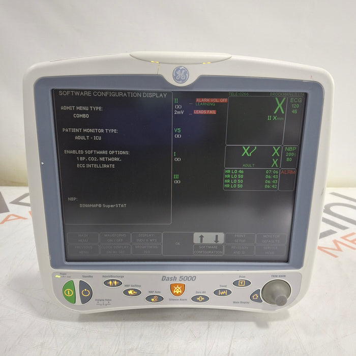 GE Healthcare GE Healthcare Dash 5000 - GE/Nellcor SpO2 Patient Monitor Patient Monitors reLink Medical