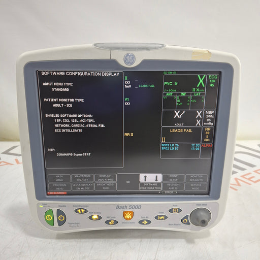GE Healthcare GE Healthcare Dash 5000 - Masimo SpO2 Patient Monitor Patient Monitors reLink Medical