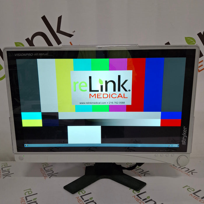 Stryker Stryker VisionPro 26" LED Display Monitor Rigid Endoscopy reLink Medical