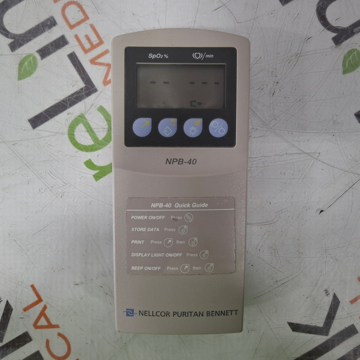 Nellcor Nellcor NPB-40 Pulse Oximeter Patient Monitors reLink Medical