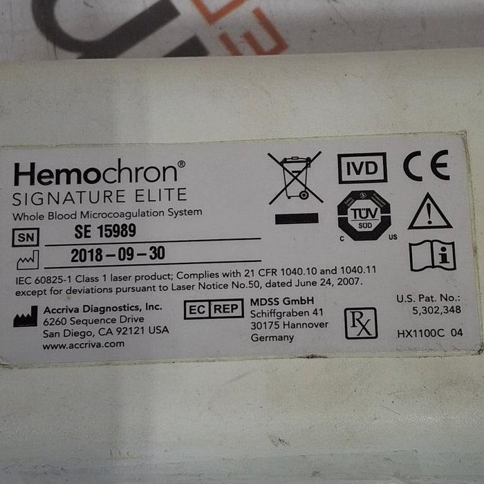 ITC Medical ITC Medical Hemochron Signature Elite rapid whole blood testing Research Lab reLink Medical