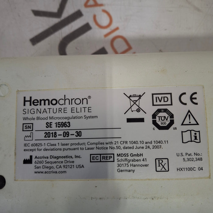 ITC Medical ITC Medical Hemochron Signature Elite rapid whole blood testing Research Lab reLink Medical