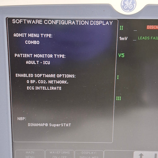 GE Healthcare GE Healthcare Dash 5000 - GE/Nellcor SpO2 Patient Monitor Patient Monitors reLink Medical