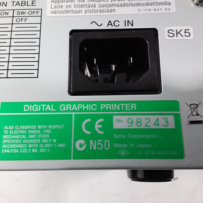 Sony Sony UP-D895 Digital Graphic Printer Medical Imaging CR and Imagers reLink Medical