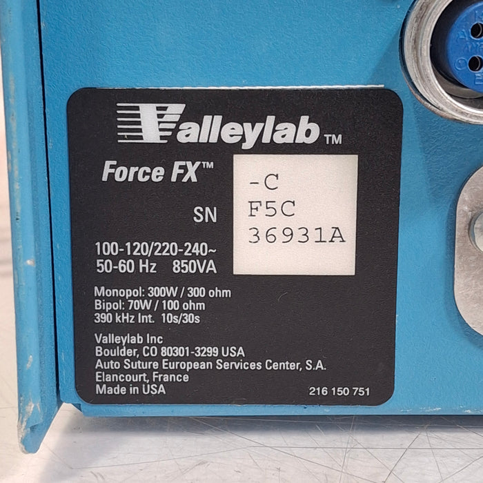 Covidien Valleylab Force FX-C Electrosurgical Generator