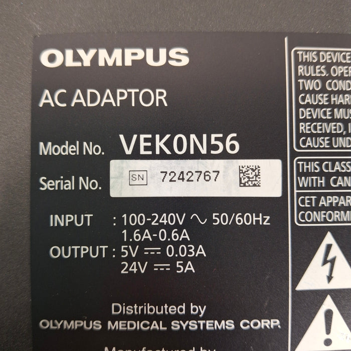 Olympus Olympus VEK0N56 Surgical Display AC Adapter Flexible Endoscopy reLink Medical