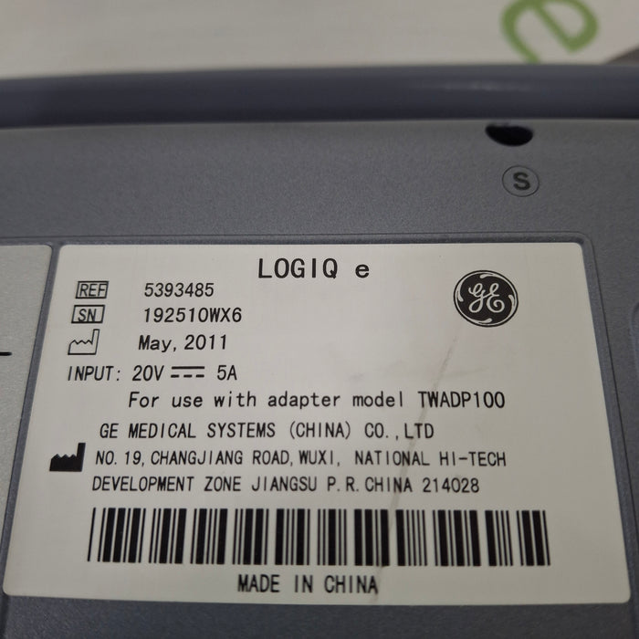 GE Healthcare GE Healthcare Logiq e Ultrasound Ultrasound reLink Medical