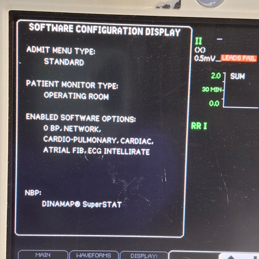 GE Healthcare GE Healthcare Dash 3000 - Masimo SpO2 Patient Monitor Patient Monitors reLink Medical