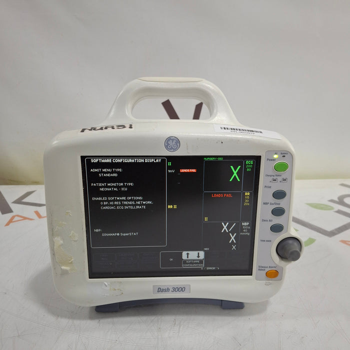 GE Healthcare GE Healthcare Dash 3000 - Masimo SpO2 Patient Monitor Patient Monitors reLink Medical