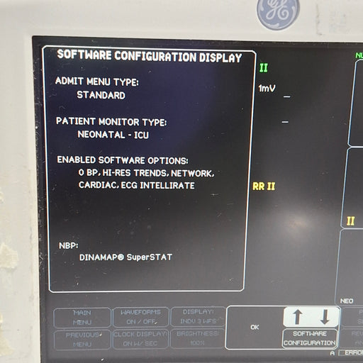 GE Healthcare GE Healthcare Dash 3000 - Masimo SpO2 Patient Monitor Patient Monitors reLink Medical