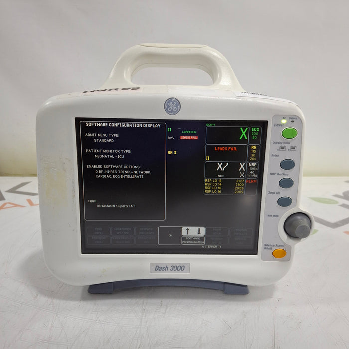 GE Healthcare GE Healthcare Dash 3000 - Masimo SpO2 Patient Monitor Patient Monitors reLink Medical