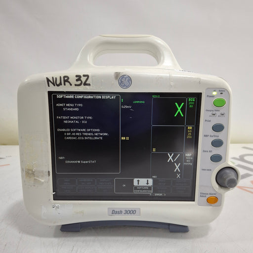 GE Healthcare GE Healthcare Dash 3000 - Masimo SpO2 Patient Monitor Patient Monitors reLink Medical