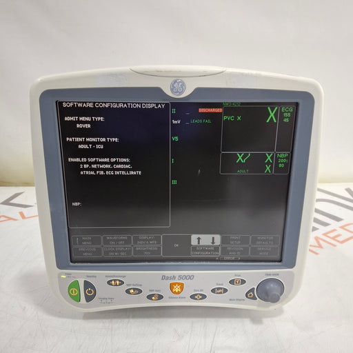 GE Healthcare GE Healthcare Dash 5000 - GE/Nellcor SpO2 Patient Monitor Patient Monitors reLink Medical