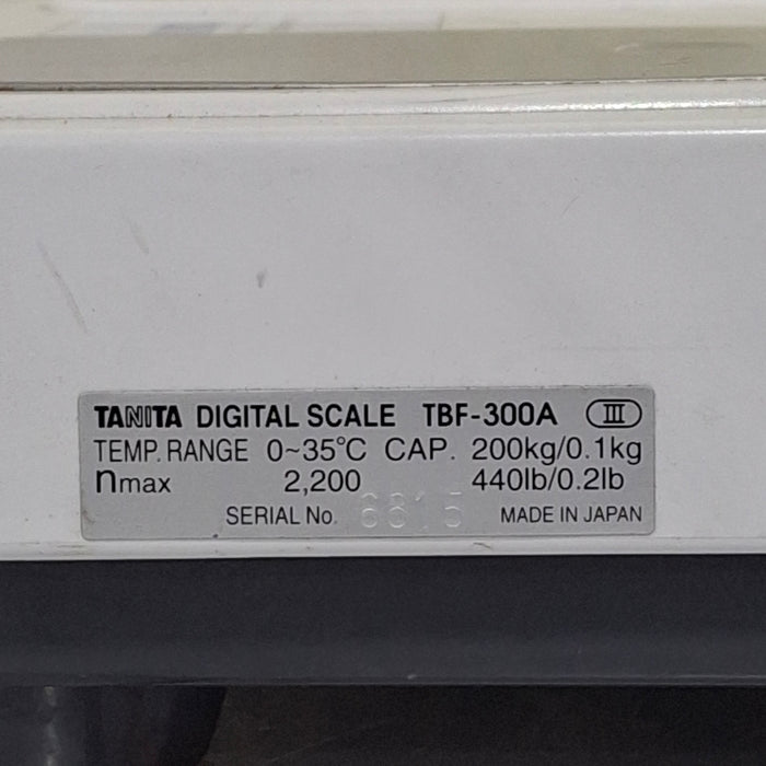 Tanita TBF-310 Professional Body Composition Analyzer
