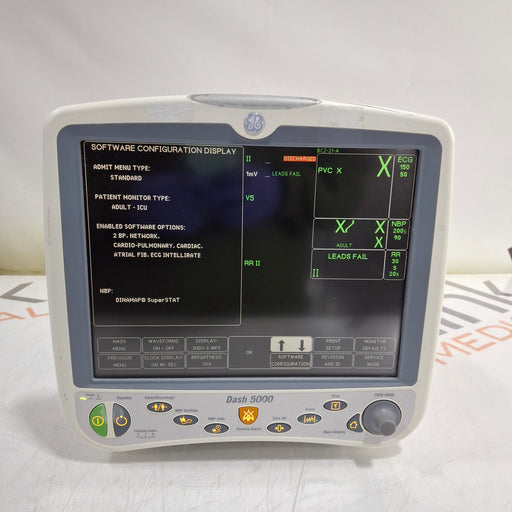 GE Healthcare GE Healthcare Dash 5000 - GE/Nellcor SpO2 Patient Monitor Patient Monitors reLink Medical