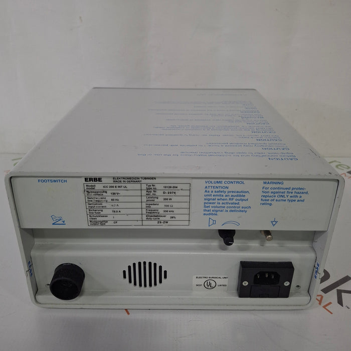 Erbe Erbe ICC 200 Electrosurgical Unit Electrosurgical Units reLink Medical
