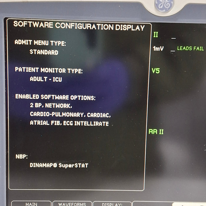 GE Healthcare GE Healthcare Dash 5000 - GE/Nellcor SpO2 Patient Monitor Patient Monitors reLink Medical