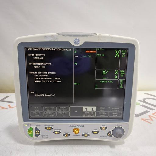GE Healthcare GE Healthcare Dash 5000 - GE/Nellcor SpO2 Patient Monitor Patient Monitors reLink Medical