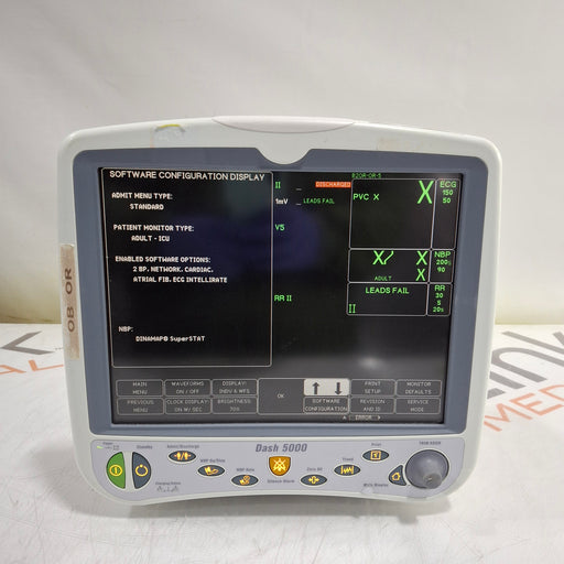 GE Healthcare GE Healthcare Dash 5000 - GE/Nellcor SpO2 Patient Monitor Patient Monitors reLink Medical