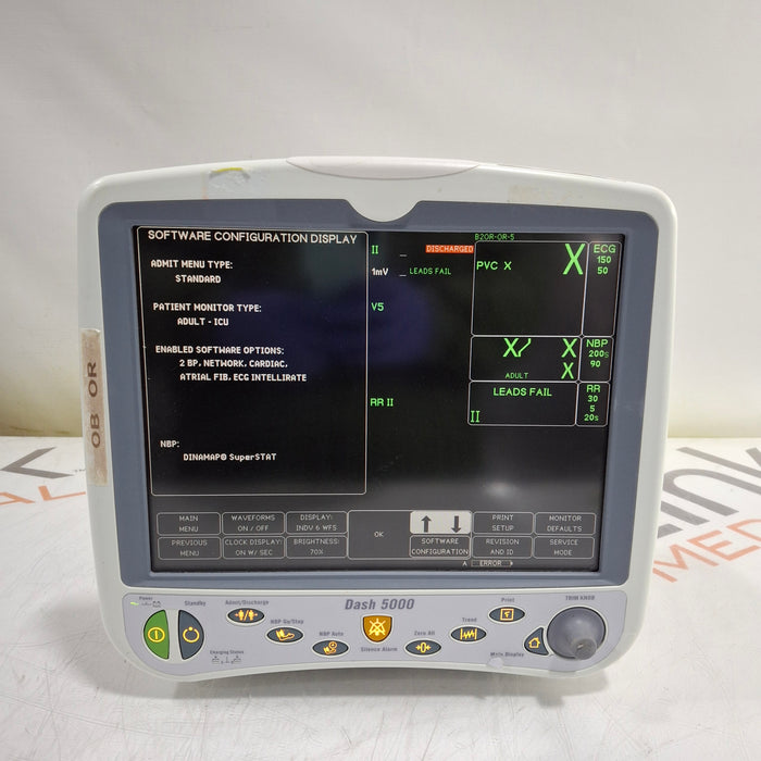 GE Healthcare GE Healthcare Dash 5000 - GE/Nellcor SpO2 Patient Monitor Patient Monitors reLink Medical