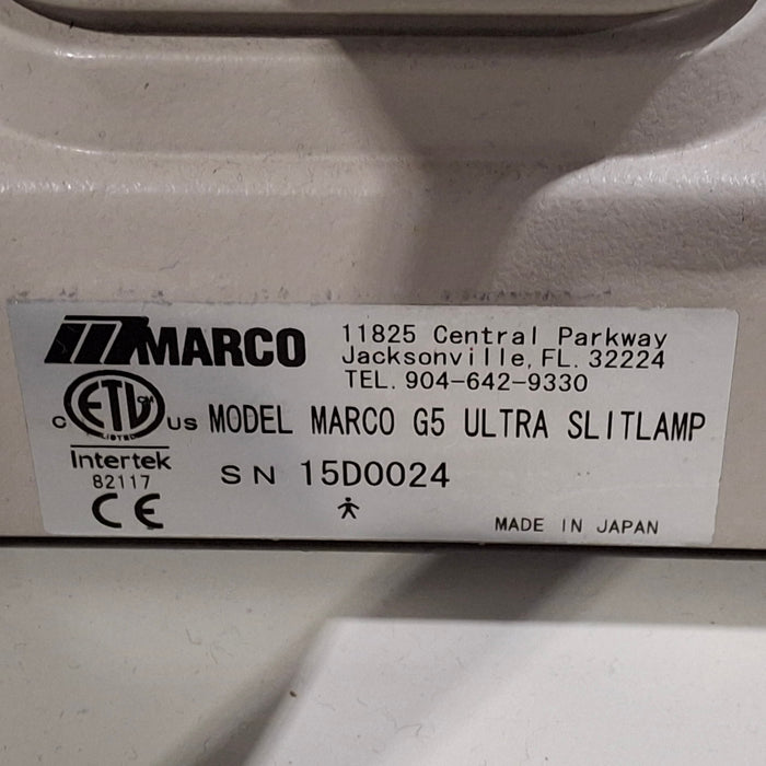 Marco Marco G5 Ultra Slit lamp Ophthalmology reLink Medical