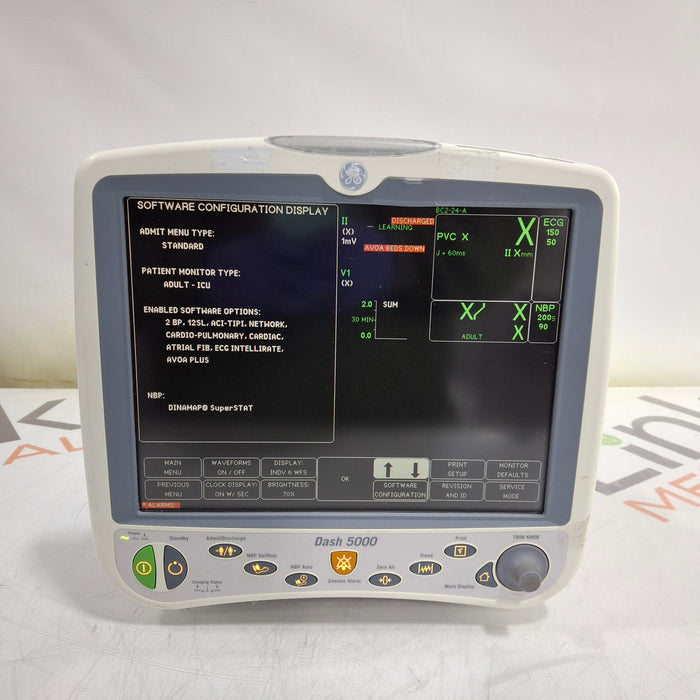 GE Healthcare GE Healthcare Dash 5000 - GE/Nellcor SpO2 Patient Monitor Patient Monitors reLink Medical
