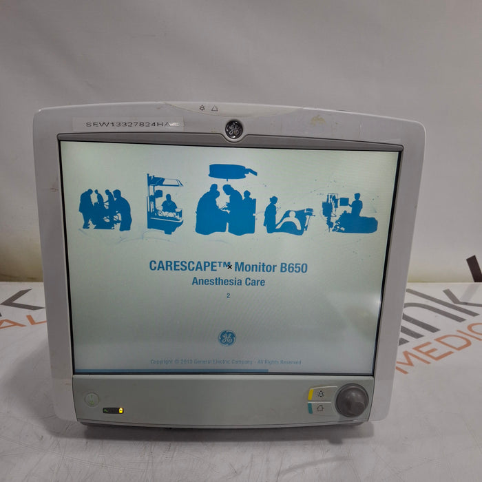 GE Healthcare GE Healthcare Carescape B650 Anesthesia Care Patient Monitor Patient Monitors reLink Medical