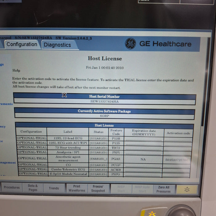 GE Healthcare GE Healthcare Carescape B650 Anesthesia Care Patient Monitor Patient Monitors reLink Medical