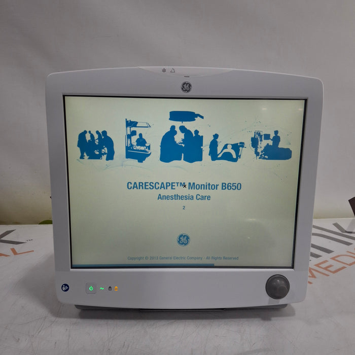 GE Healthcare GE Healthcare Carescape B650 Anesthesia Care Patient Monitor Patient Monitors reLink Medical