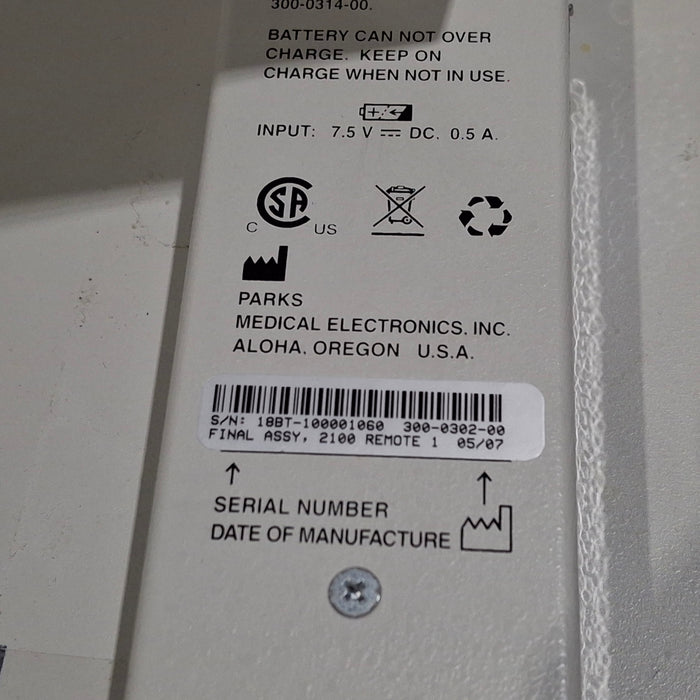 Parks Parks Flo-Lab 2100-SX Vascular System Surgical Equipment reLink Medical