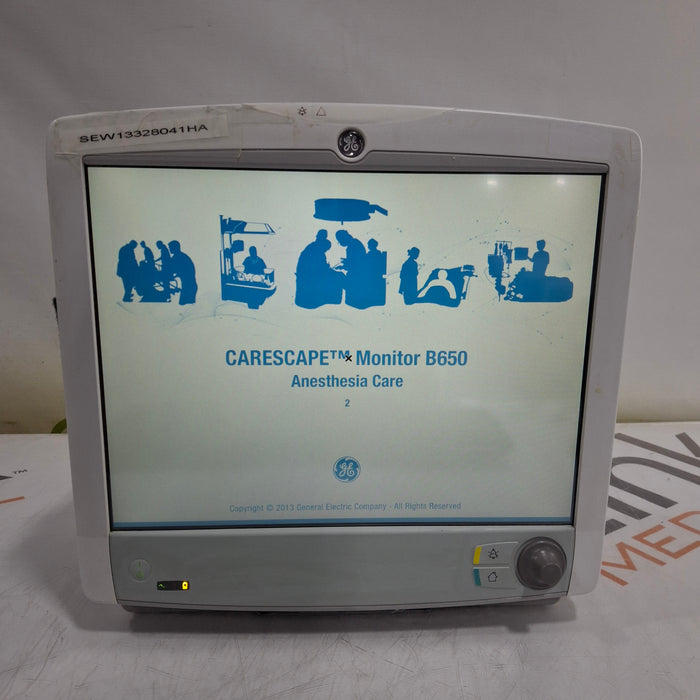 GE Healthcare GE Healthcare Carescape B650 Anesthesia Care Patient Monitor Patient Monitors reLink Medical