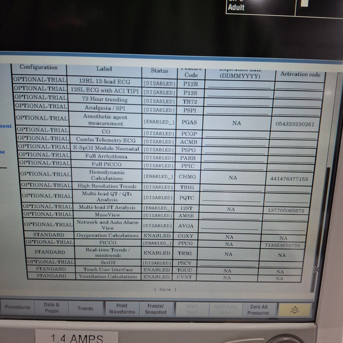 GE Healthcare Carescape B650 Anesthesia Care Patient Monitor