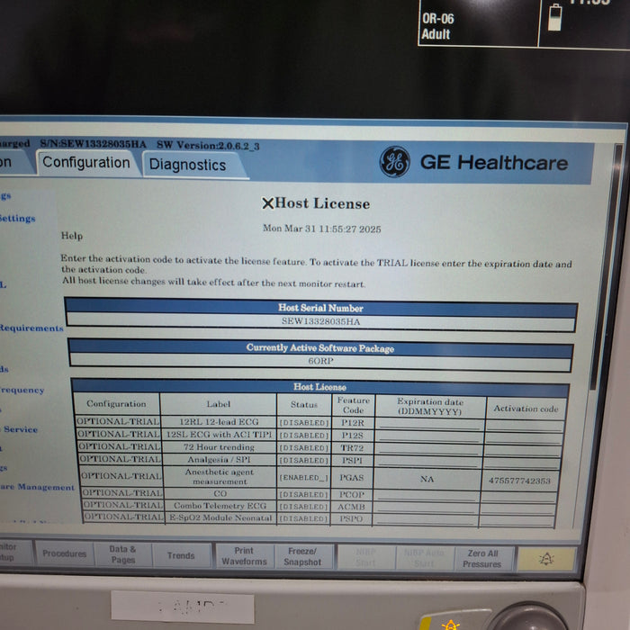 GE Healthcare GE Healthcare Carescape B650 Anesthesia Care Patient Monitor Patient Monitors reLink Medical