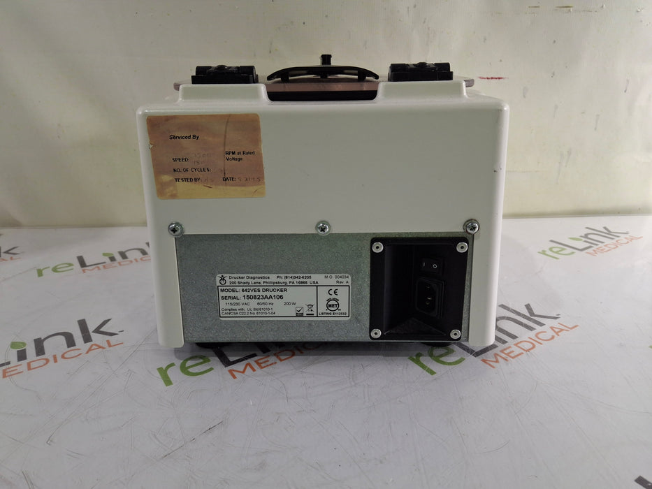 Drucker Diagnostics Drucker Diagnostics 642VES Drucker Centrifuge Centrifuges reLink Medical