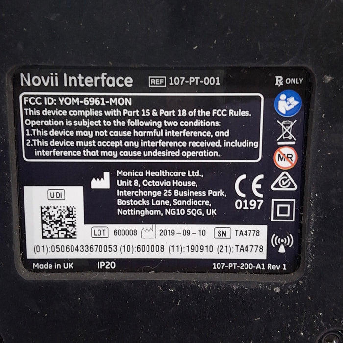 Monica Healthcare Limited Monica Healthcare Limited 107-PT-001 Fetal Monitor Patient Monitors reLink Medical