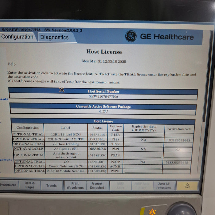 GE Healthcare GE Healthcare Carescape B650 Critical Care Patient Monitor Patient Monitors reLink Medical